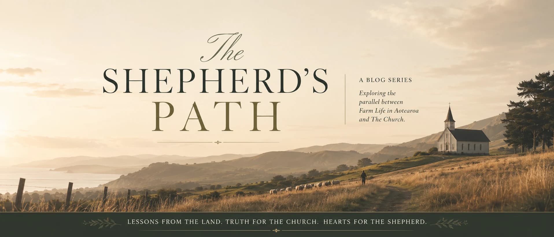 The Shepherd's Path, a blog series exploring the parallel between farm life in Aotearoa and the Church. Lessons from the land. Truth for the Church. Hearts for the shepherd.